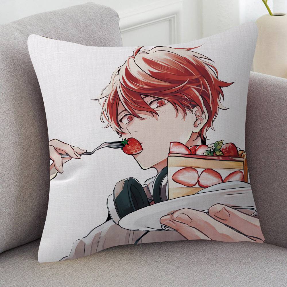Anime GIVEN Cute Cartoon Twodimensional Pillowcase Bedroom Sofa Cushion Cover Nap Pillow Cover