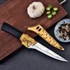 Нож для фруктов из нержавеющей стали с ручкой в виде дракона, острый нож для обвалки, многоцелевой нож для резки мяса, кухонный инструмент