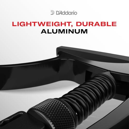 D'Addario NS Tri-Action Ukulele Capo, One-Touch Type, PW-CP-20