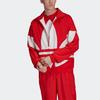 Adidas Originals Bg Trefoil TT Oversized Logo Спортивная куртка Мужская Верхняя одежда Красный FM9891