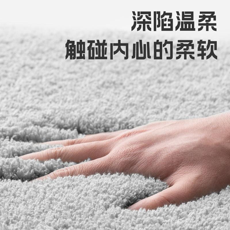 Bathroom Absorbent Floor Mat Soft Plush Thick Non Slip Rug Home Entryway Shower