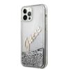 Guess Guhcp12Lglvssi Iphone 12 Pro Max6,7 Srebrny/Silver Hardcase Glitter Vintage Script