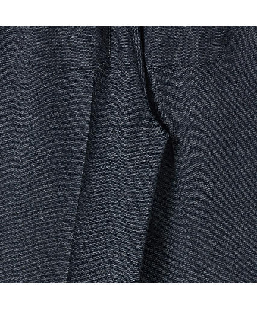IOLO Women'S Belted Semi-Wide Pants_Blue