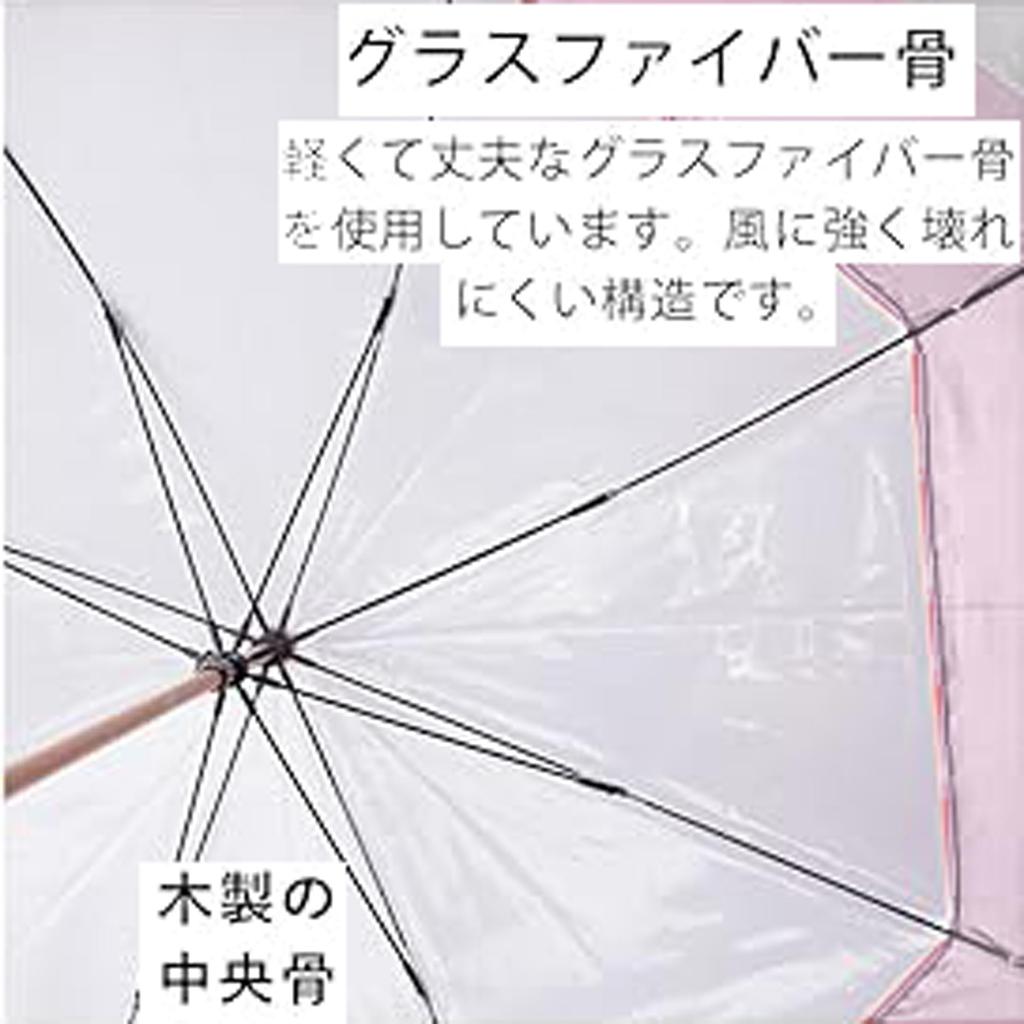 Large Vinyl 60cm Rib Fiberglass Manual Wooden Patchwork Gray Women's Umbrella, Length, Lightweight, Durable, Rib, Opening, Handle, Stylish, Design,