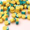1000Pcs Mixed Color Fruit Style Polymer Clay Spacer Beads For Jewelry Making