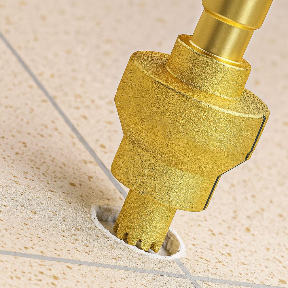 Stepped Design Milling Tile Multi Size Masonry Drilling Crowns Tile Glass Granites