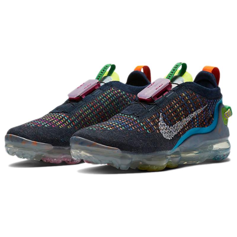 Nike Женские кроссовки для бега Air VaporMax 2020 Flyknit Deep Royal Blue Multi Color CJ6741-400