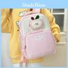 Cute Spacious And Cartoon Backpack For Students With Ergonomic Shoulder Straps Ideal For School And Everyday Use