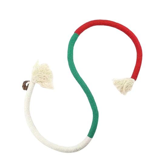 Cat Teething Chew Toys Gum Protection Boredom Relief Toys Interactive Bite-resistant Dental Cotton Rope Toys for Cats Indoor Interaction