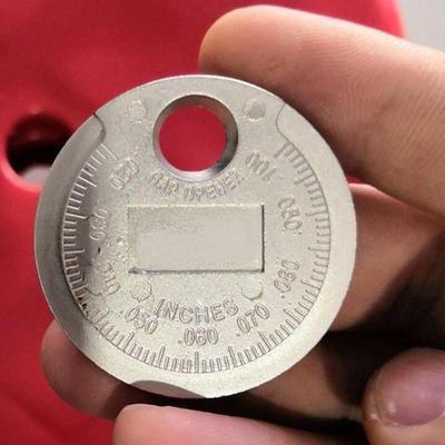 Измерение монетного типа, диапазон 0,6-2,4 мм, измерительный прибор для измерения зазора свечи зажигания, инструмент