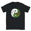 Новая унисекс футболка Ying Yang Wojak Pepe Футболка Gildan 5000