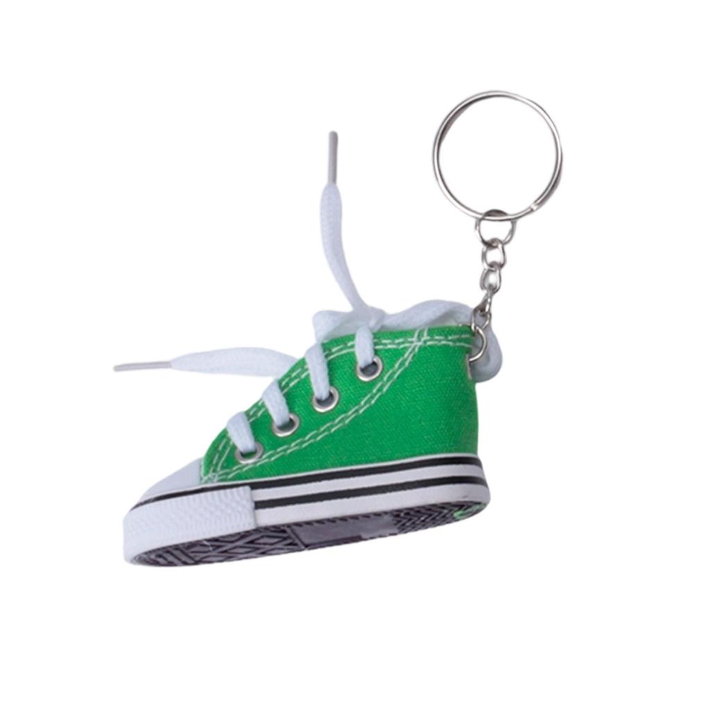 Mini canvas small shoes fashion bicycle motorcycle foot support small board shoes pendant simulation shoe keychain