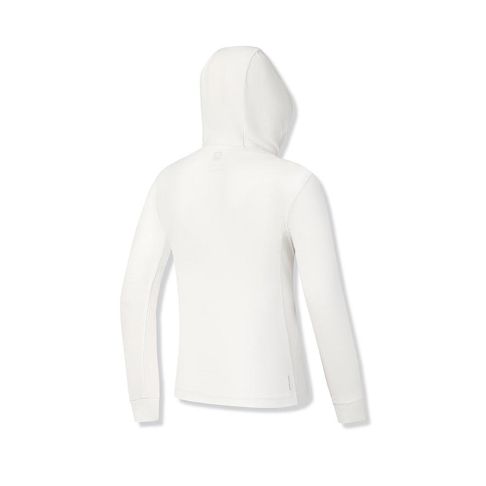 Fila Фитнес Трендовый Удобный Универсальный Простой Трикотажный Топ с Длинным Рукавом Женские топы A11W531501F-WT