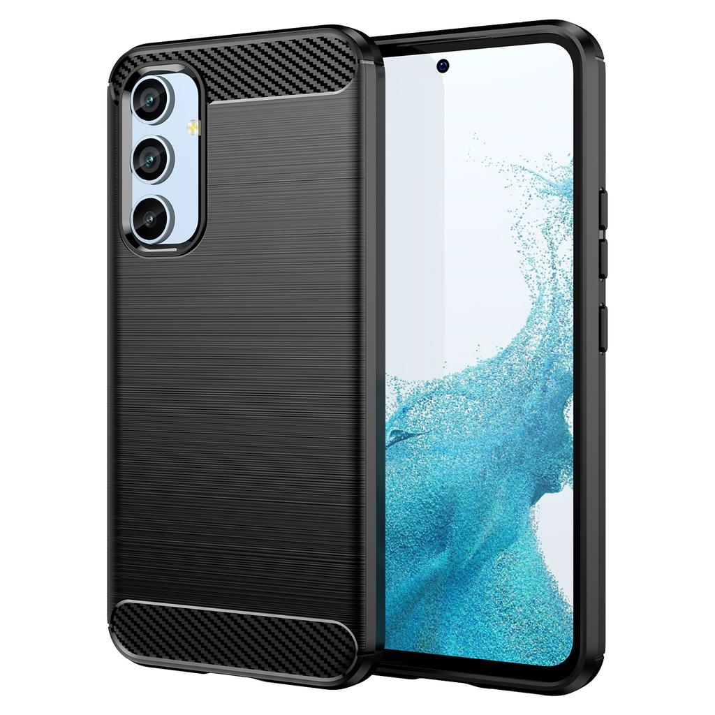For Samsung Galaxy A54 5G Soft Matte Case Luxury Silicone Cover for Samsung A54 5g Soft Carbon Fiber Cases Coque Fundas