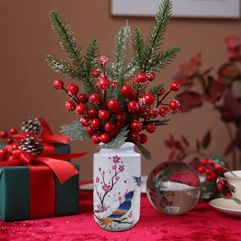 3D пазл ваза панда цветок фарфоровый дизайн сделанный из пластика украшение дома и цветочная композиция новоселье детские игрушки подарки