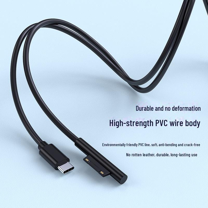 Кабель для быстрой зарядки USB-C для Microsoft Surface Pro/Book/Tablet мощностью 65 Вт