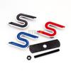 S Хромированная металлическая передняя решетка капота автомобиля, эмблема, значок, задний багажник, наклейки на автомобиль, Стайлинг автомобиля