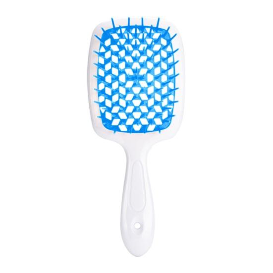 Detangling Hair Brush Hollow Ergonomic Handle Scalp Massage Women Girls Wet Dry Long Curly Fluffy Hair Styling Comb Hairdressing Tool