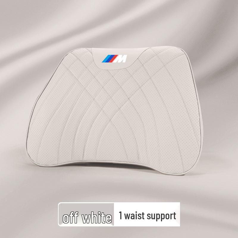 BMW Series Headrest & Lumbar Pillow: Compatible with 1, 3, 5, 7 Series and X1-X6 models for Neck Support and Comfort.