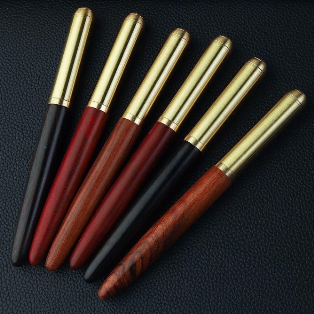 Гладкая ручка для письма Business Wood Fountain Pen Изысканная ручка для подписи Business Artist