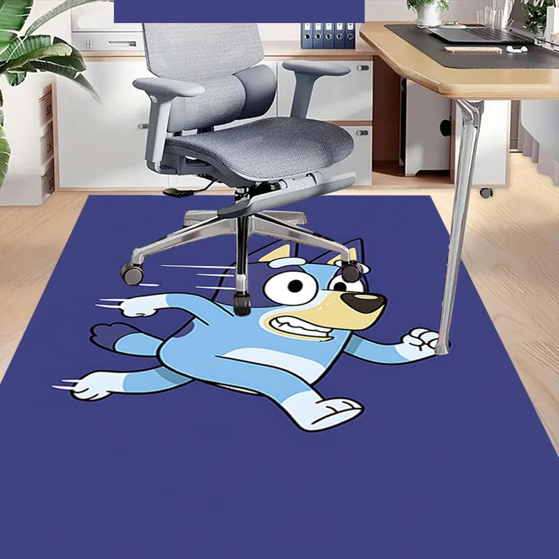 Blue Dog Fast Carpet For Playroom Bedroom Living Room Sofa Home Decorkids Game Area Rug Nonslip Floor Mat