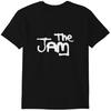 The Jam T-Shirt English Mod Revival Punk Rock Music Band Paul Weller Black White Sport Grey Gildan T-shirt