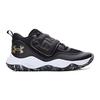 Under Armour Kids' Zone BB 2 Black White Basketball Sneakers 3026637-001