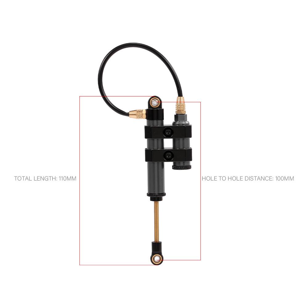 2 шт. внутренняя пружина амортизатор отрицательного давления 100 мм металл для Traxxas HSP Redcat RC4WD