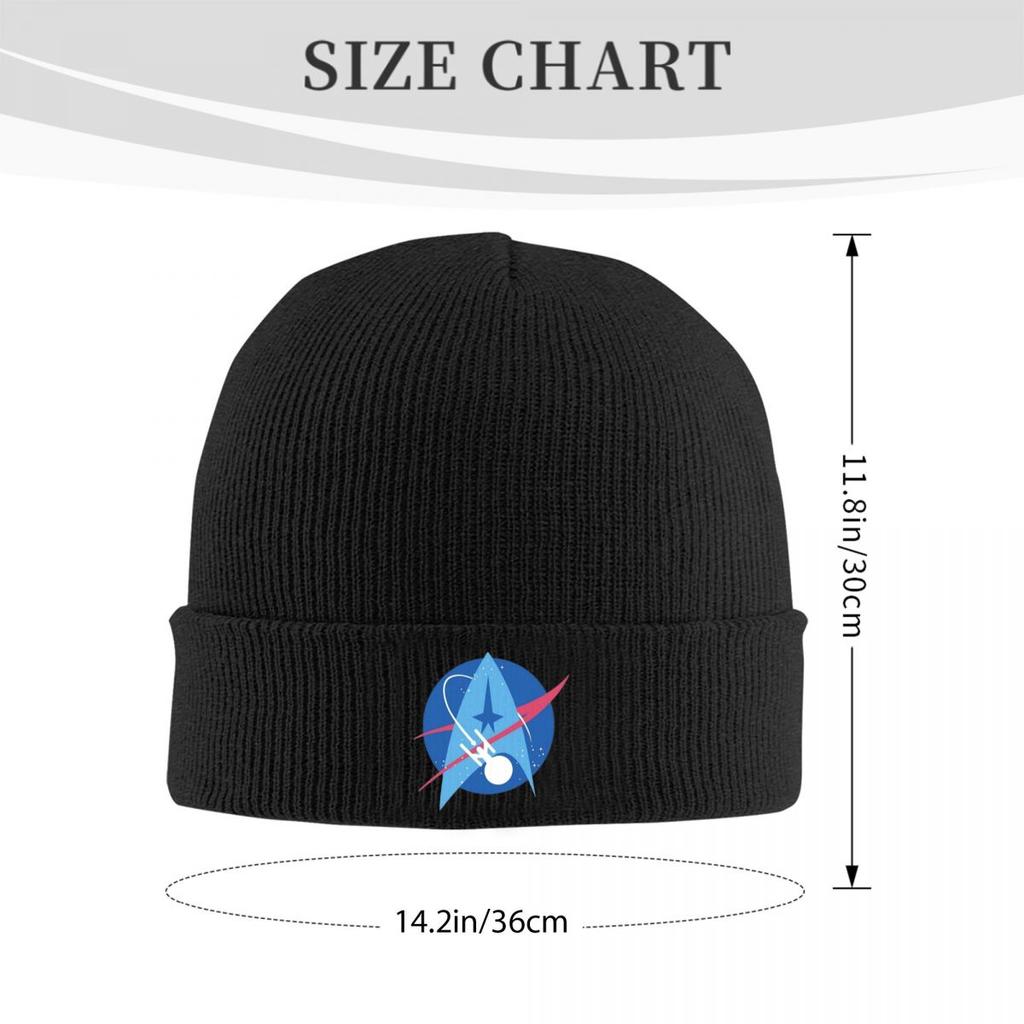 Star Treks Science Fiction TV Series Warm Knitted Cap Hip Hop Bonnet Hat Autumn Winter Outdoor Beanies Hats for Men Women Adult