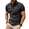 Men's plain-coloured polo shirt with chest pocket – a versatile sports top