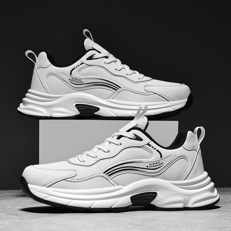 Осенне-зимняя уличная спортивная повседневная обувь мужская низкая универсальная обувь на платформе большого размера студенческие кроссовки для бега