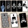 Middle Finger Skeleton Skull Bone Cover For Samsung Galaxy J4 J6 Plus 2018 A6 A7 A8 A9 J8 J1 2016 A3 A5 J3 J7 J5 2017 Case