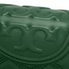 Tory Burch Fleming Diamond Quilted Embossed Print Woven Chain Strap Shoulder Bag Women Shoulder Bag Dark-Green 56716-332