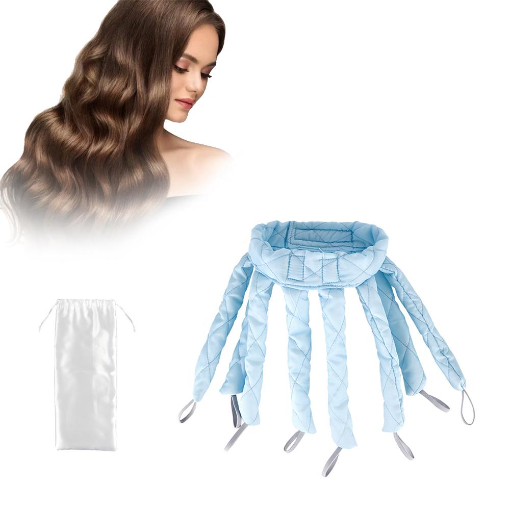 Бигуди для волос без нагрева в форме осьминога для женщин и девочек, бигуди для завивки волос, повязка на голову для дома