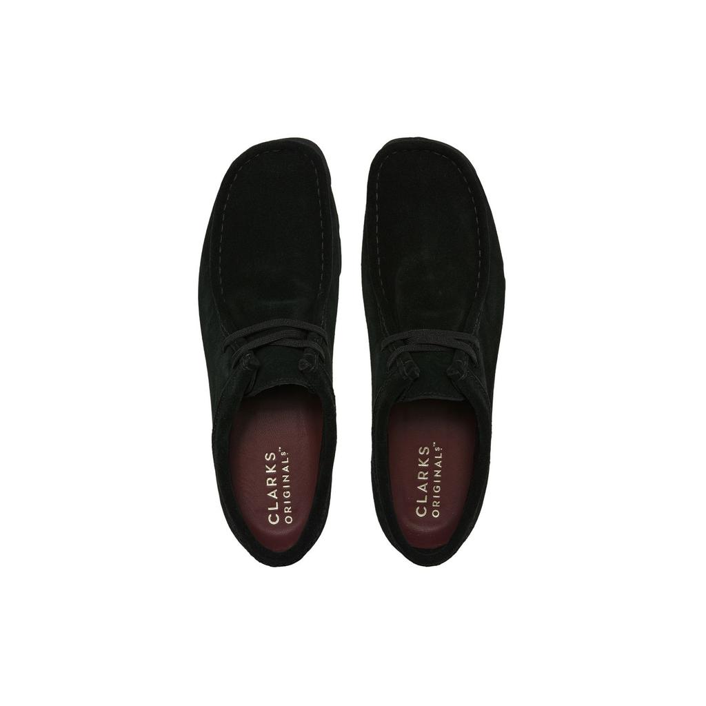 Clarks Originals Wallabee Fashion Versatile Casual Shoes Men sneaker Black 261494497