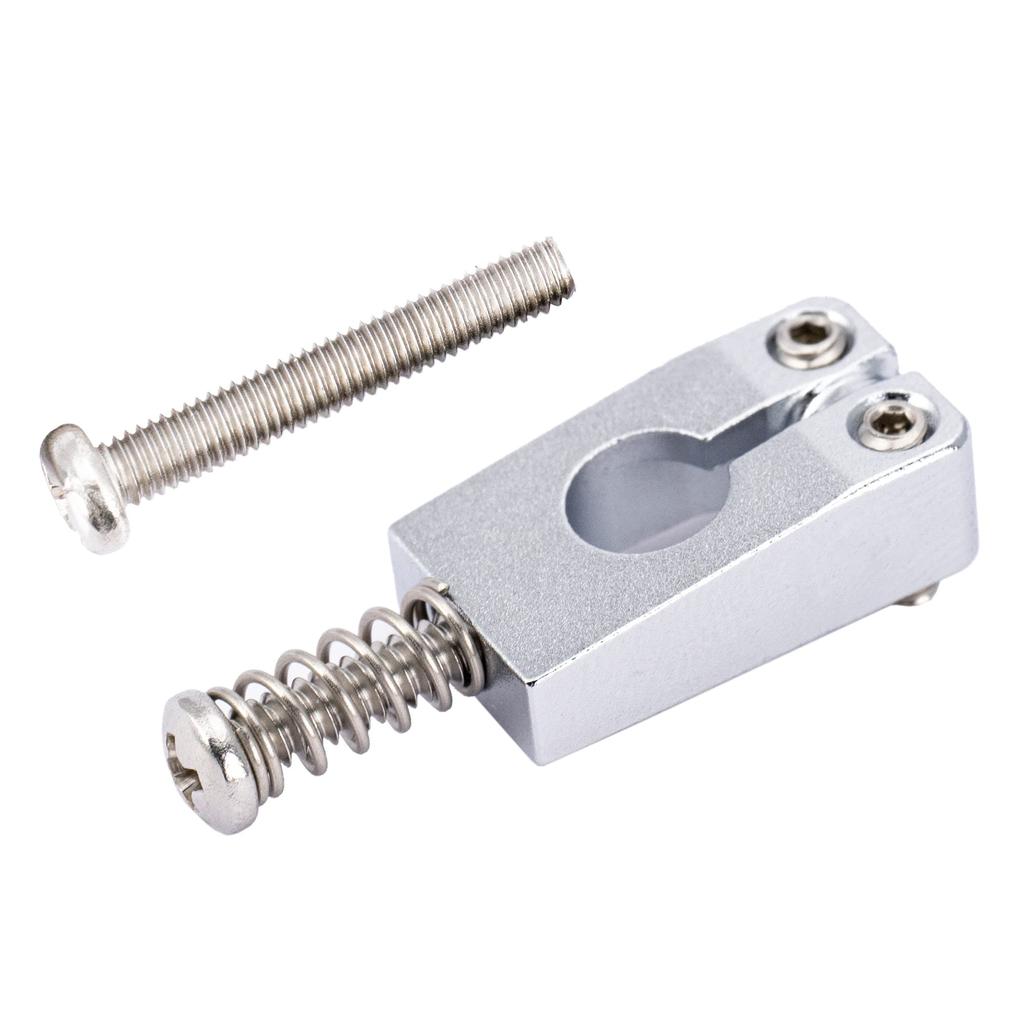 Musiclily Ultra 10.5mm Style Tremolo Bridge Saddles for Stratocaster Electric Guitars, Chrome (Set of 6)