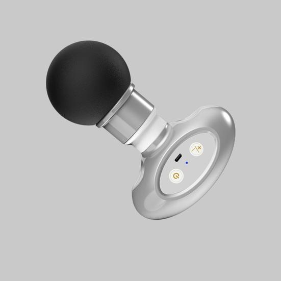 Мини-массажер для глубоких тканей, релаксация мышц, беспроводной бесшумный ручной массажер для фасции, домашний вибрационный массажный инструмент, мини-инструмент для фасции