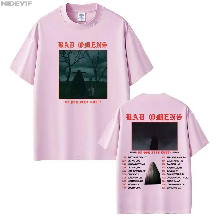 Bad OUnisexs Do You Feel Love Tour 2026 Merch T shirt for Unisex Women Hiphop Streetwear Oversized Tops 100 Cotton TShirt BO5