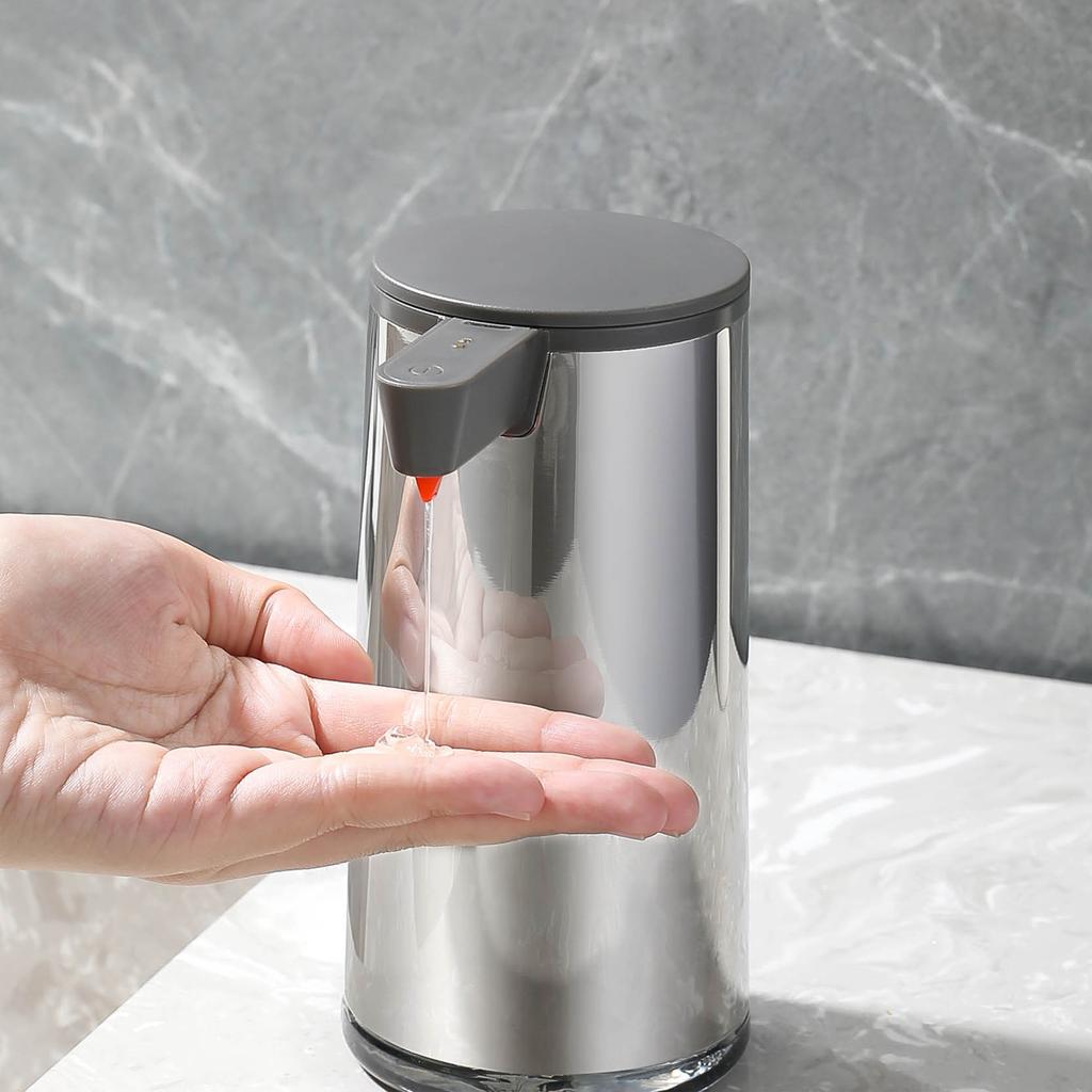Soap Dispensers Automatic Soap Dispenser Liquid Soap Dispensers Silver Automatic Soap Dispenser Soap Dispenser for Kitchen Sink