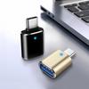 1 шт. Светодиодный USB 3.0 на Type-C Адаптер OTG на USB C Женский Разъем для Телефона