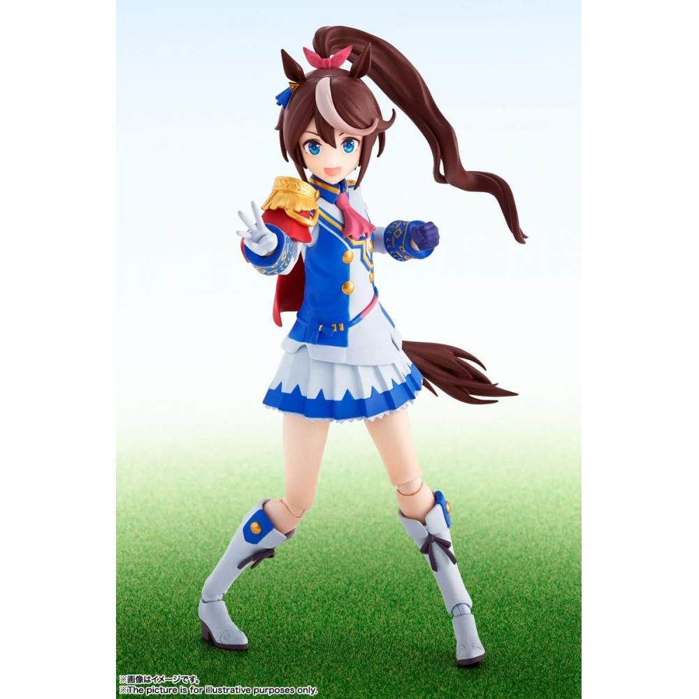 SHFiguarts Uma Musume Pretty Derby Tokai Teio приблизительно. 125 мм окрашенная подвижная фигурка из АБС и ПВХ