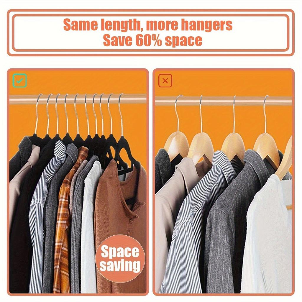 Exclusive for Supermarkets, This Multifunctional Plastic Hanger Is Non-Slip And Mark-Free, Saving Space, Suitable for Wardrobes