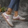 2024 New Pink Ladies Leisure and Comfortable Shoes In Spring Autumn Soft-soled Leather Fashion Shoe Sports Shoes Women Sneakers