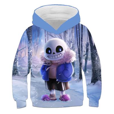 Худи 3D-принт Горячая игра Undertale Толстовка Девушка С капюшоном Модная толстовка Детская мультяшная одежда