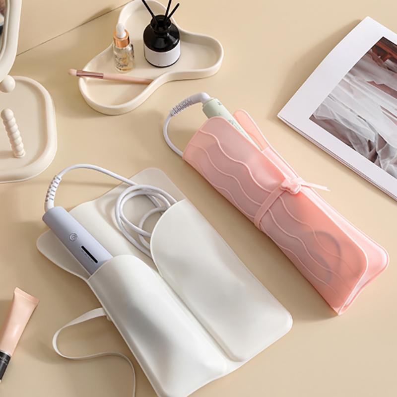 Hair Tools Curling Iron Hair Straightener Hair Dryers Travel Bag And Heat Resistant Mat 2 In 1 Organizer Hair Travel Case