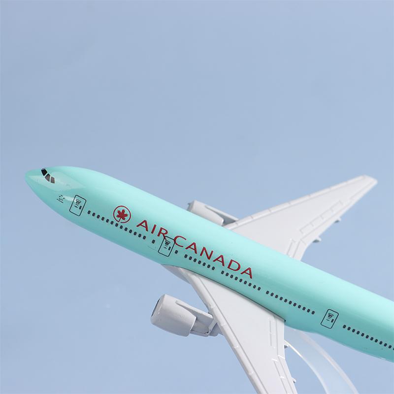 Air Canada Boeing 777 Модель самолета Сплав Металл Модель самолета Сувенир Модель самолета Коллекция 16 см