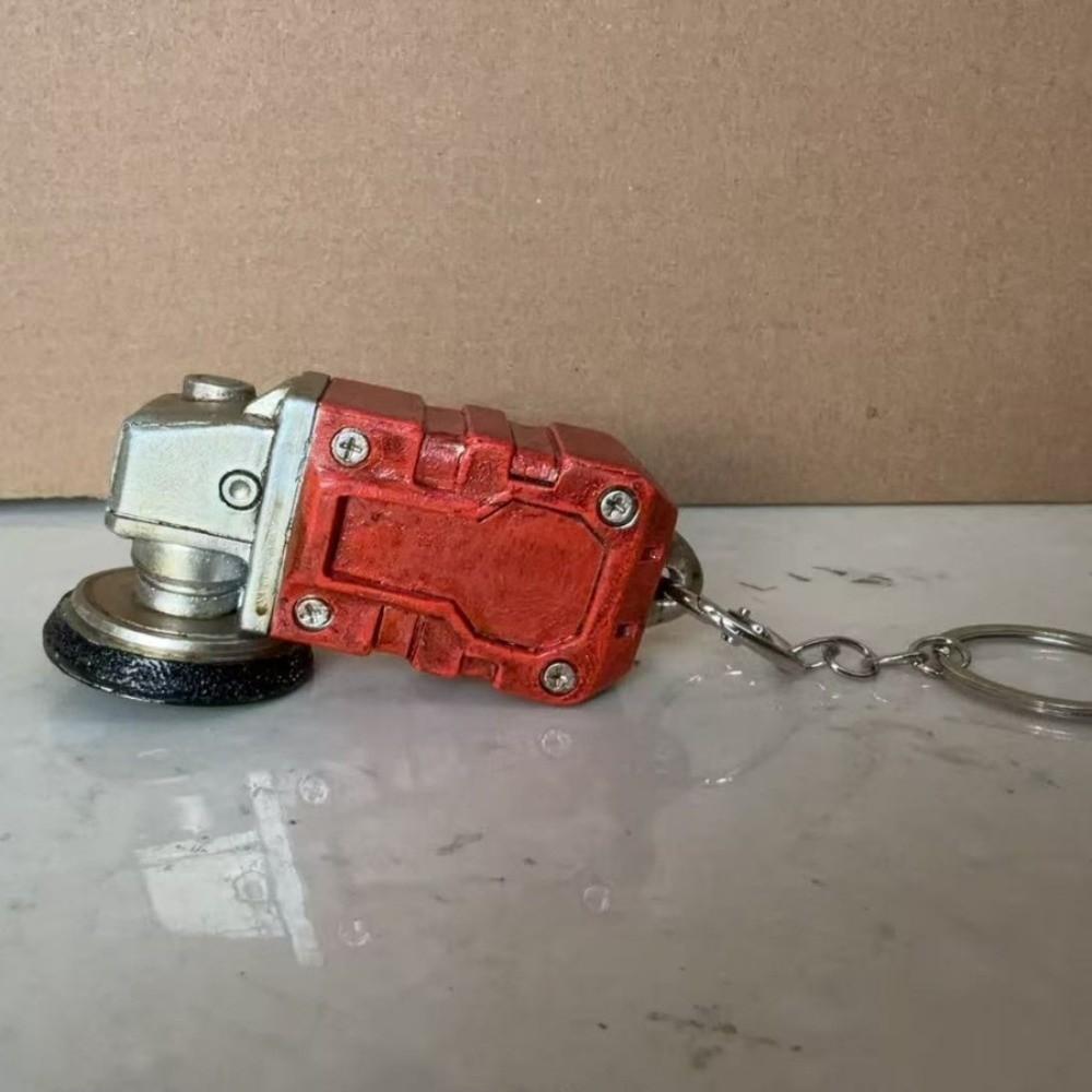 Simulation Little Sander Keyring Portable Grinding Key Ring Mini Grinder Keychain Outdoor Travel