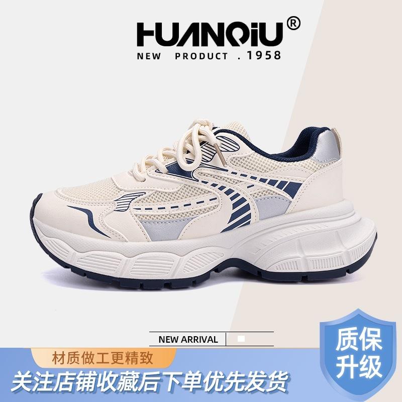 Глобальные высококачественные кроссовки на толстой подошве для женщин ZHQ-XA307 весна новые дышащие студенческие корейская версия спортивной обуви для женщин