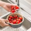 Кухонный поднос для фруктов, съемный двухслойный таз для фруктов и овощей, сливная корзина, креативная бытовая корзина для мытья посуды, кухонный инструмент