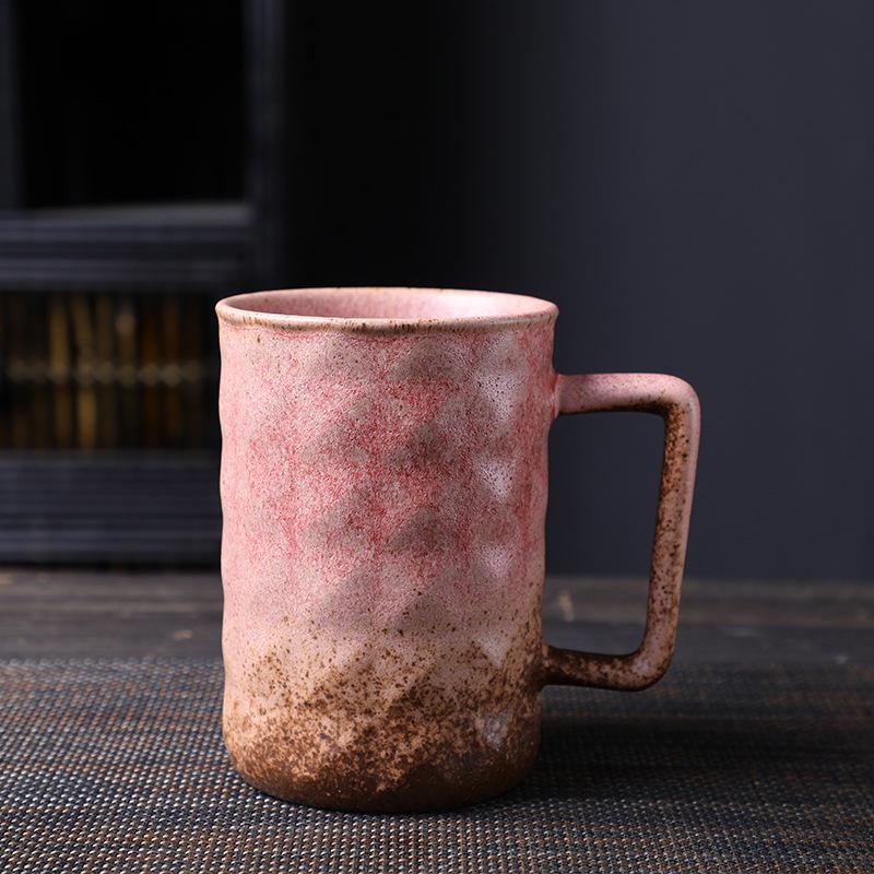 Special-Shaped Creative Ceramic Cup Supply Household Cup Kiln Change Water Cup High Value Coffee Cup